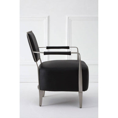 Black Leather Armchair | Moda