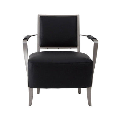 Black Leather Armchair | Moda