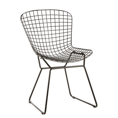 Black Metal Wire Chair | District