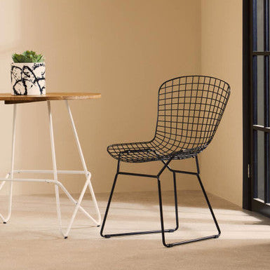 Black Metal Wire Chair | District