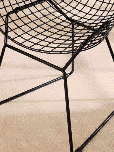 Black Metal Wire Chair | District