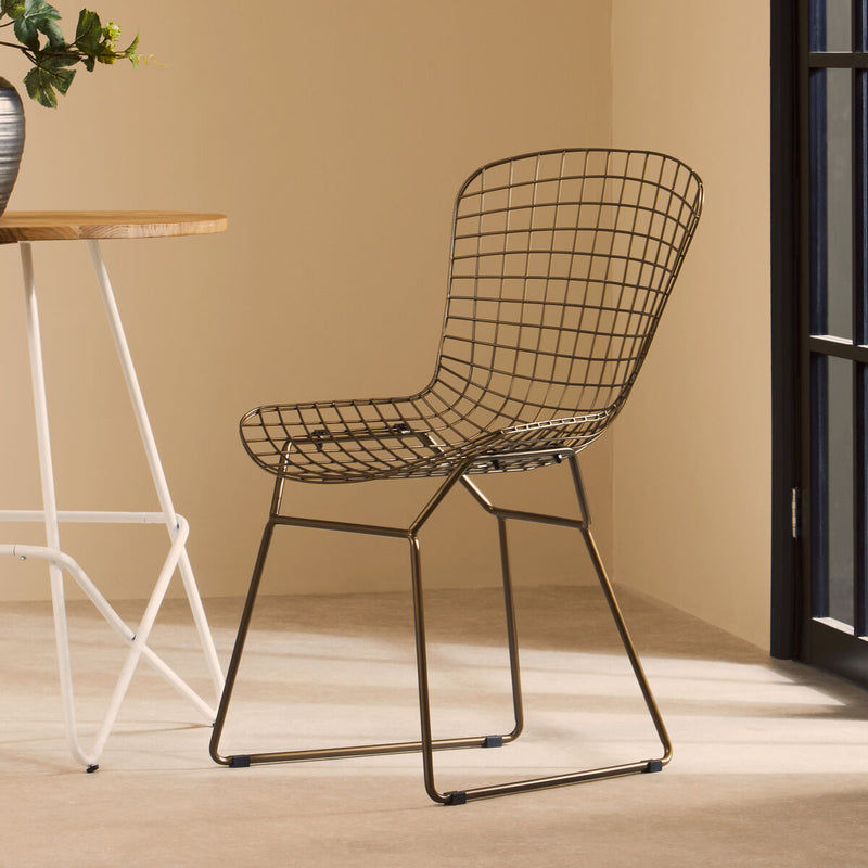Black Metal Wire Chair | District