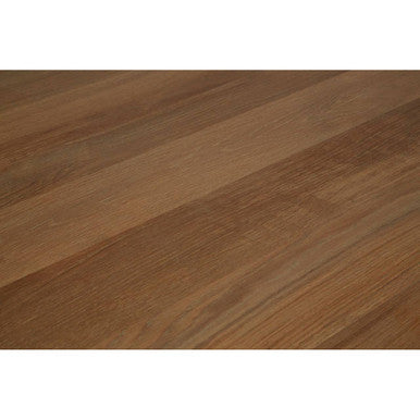 Aged Grey Oak Dining Table with Prominent Silvery Grain and Crossed Base | Lyon