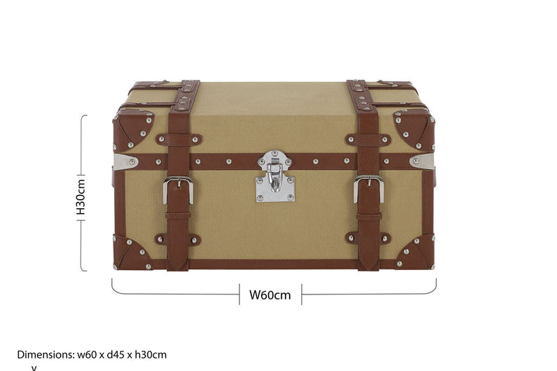 Small Canvas Storage Trunk | Columbus