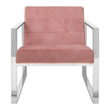 Pink Velvet Lounge Chair | Vogue