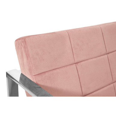 Pink Velvet Lounge Chair | Vogue
