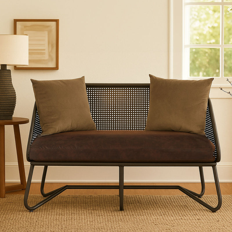 2 Seater Sofa with Curved Legs | New Foundry
