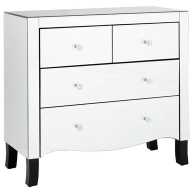 Chest of 4 Drawers with Mirror Frame | Graciela