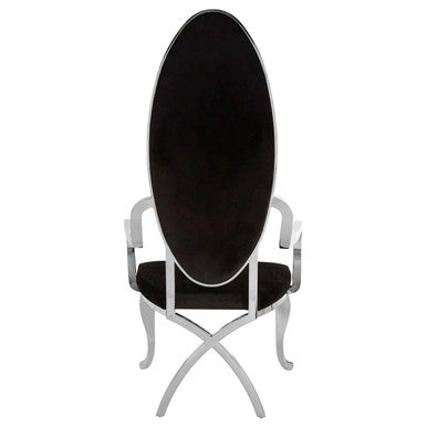 Silver Baroque Chair | Novara