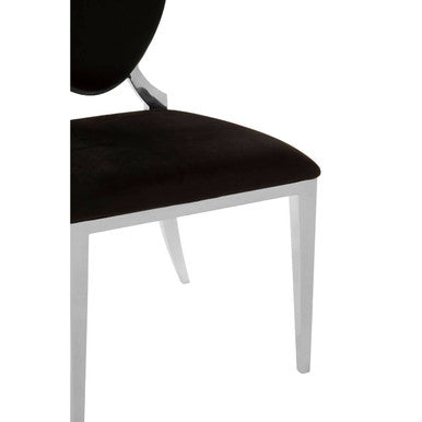 Black Velvet Dining Chair | Eliza