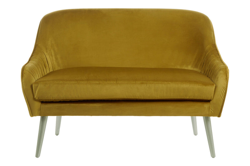 Mustard Velvet Sofa | Louxor