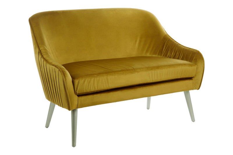 Mustard Velvet Sofa | Louxor