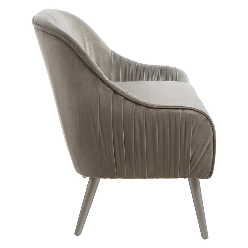 Grey Velvet Sofa | Louxor