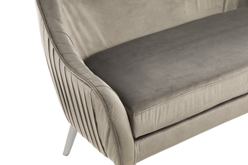 Grey Velvet Sofa | Louxor