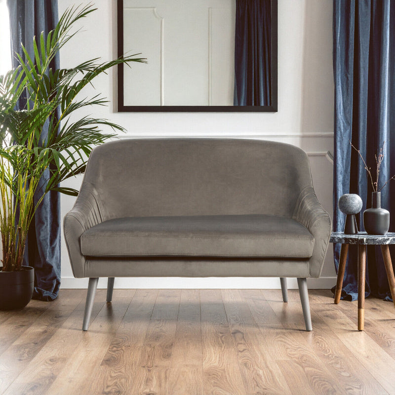 Grey Velvet Sofa | Louxor