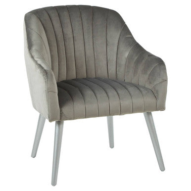 Grey Fabric Armchair | Louxor