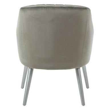 Grey Fabric Armchair | Louxor