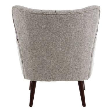 Taupe Fabric Armchair | Hampstead