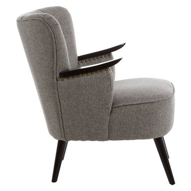 Grey Fabric Armchair | Hampstead
