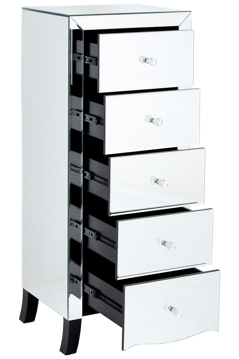 Chest of 5 Drawer with Mirror Frame | Graciela