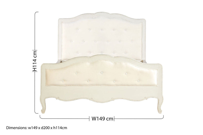 White Double Bed | Loire