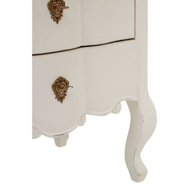 5 Drawer White Chest | Loire