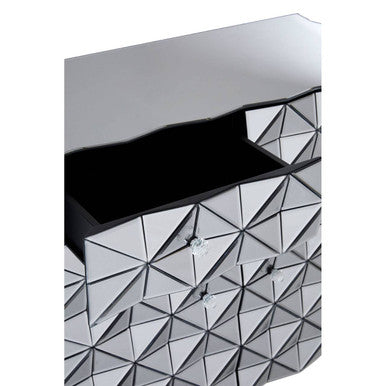2 Door Silver Finish Sideboard | Soho