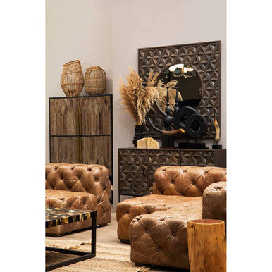 Brown Leather Lounge Chair | Hoxton