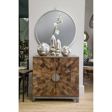 Large Recycled Elm Wood 2 Door Cabinet | Midas