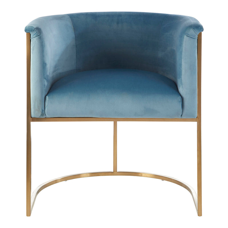 Blue Velvet Chair | Mias