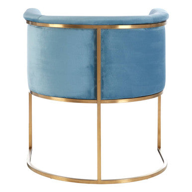 Blue Velvet Chair | Mias
