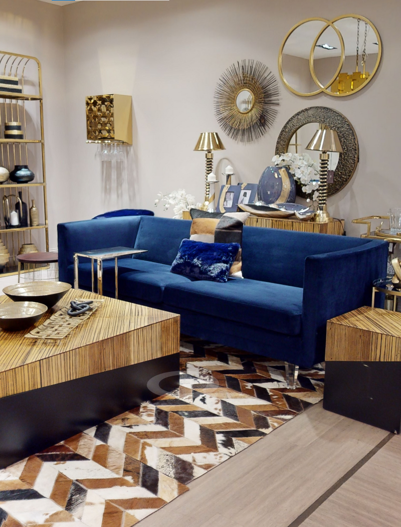 Dark Blue Sofa | Pinner