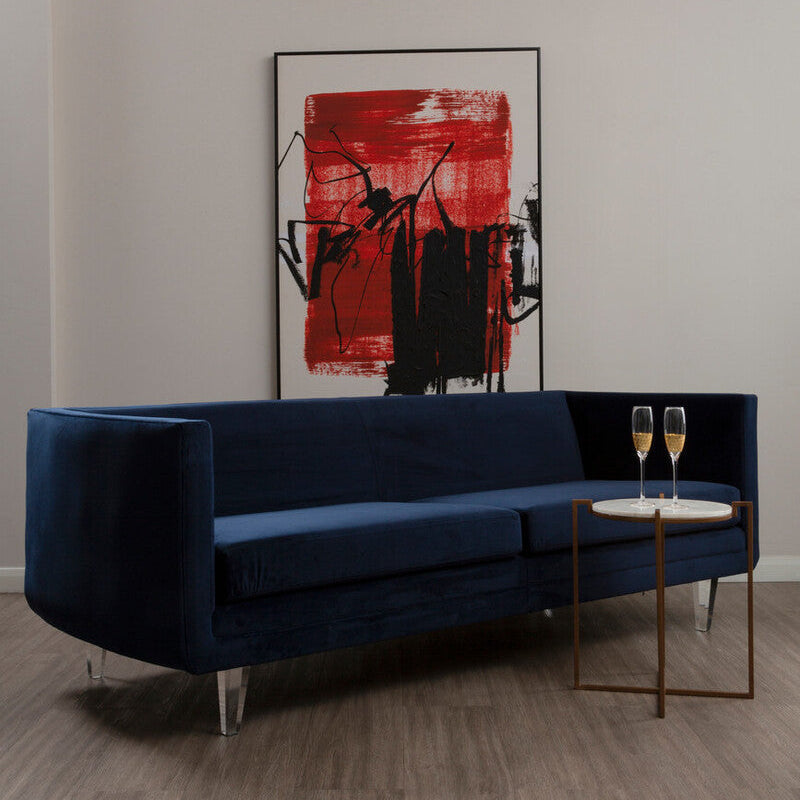 Dark Blue Sofa | Pinner