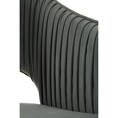 2 Seater Dusky Blue Velvet Sofa | Hendricks