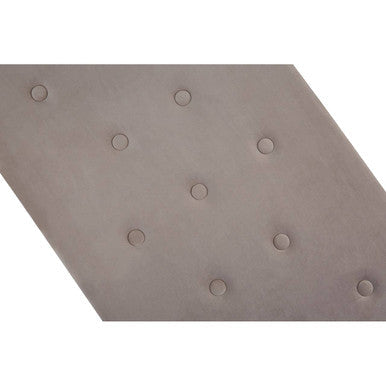 Mink Tufted Bench | Allure