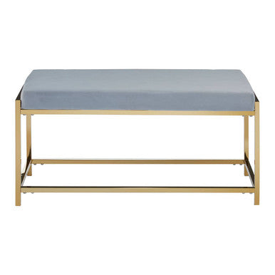 Gold And Powder Blue Bench | Allure
