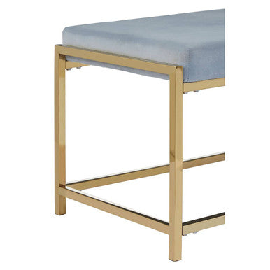 Gold And Powder Blue Bench | Allure