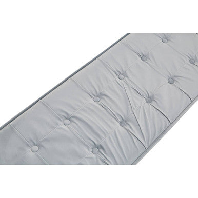 Powder Blue And Silver Finish Bench | Allure