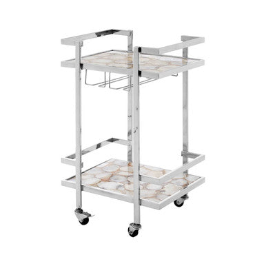 White Agate Drinks Trolley | Vita