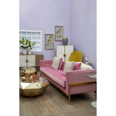 3 Seater Pink Sofa | Rena