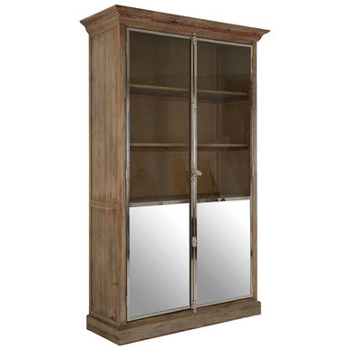 White Washed Pine Wood 2 Door Cabinet | Richmond