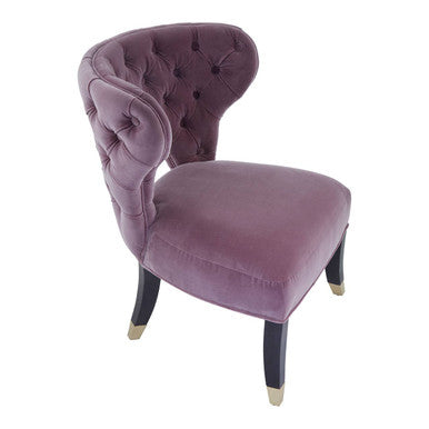 Lilac Velvet Accent Chair | Villi
