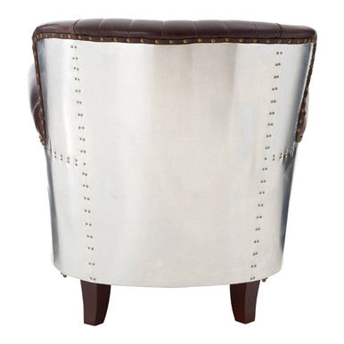 Brown Leather Armchair | Victor
