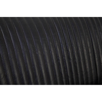 2 Seater Black Leather Sofa | Victor