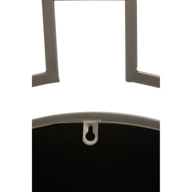 Silver Metal Frame Round Wall Mirror | Jalal