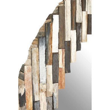 Multi Tile Oval Wall Mirror | Relic