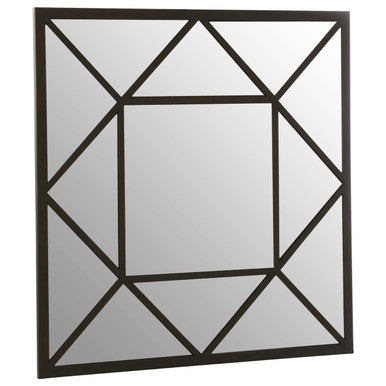 Black Metal Frame Wall Mirror | Descartes