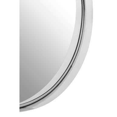 Medium Nickel Finish Wall Mirror | Leonov
