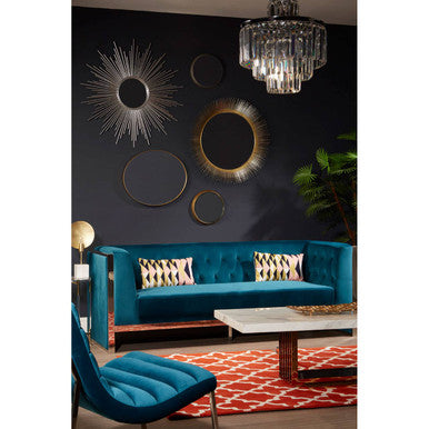 Brass Finish Wall Mirror | Templar