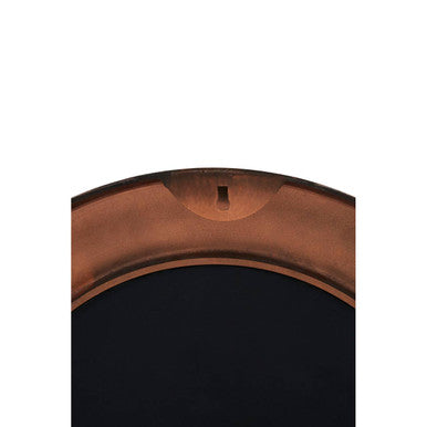 Copper Finish Round Wall Mirror | Akola